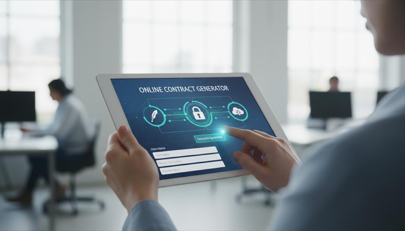 Complete Guide to Using an Online Contract Generator Effectively