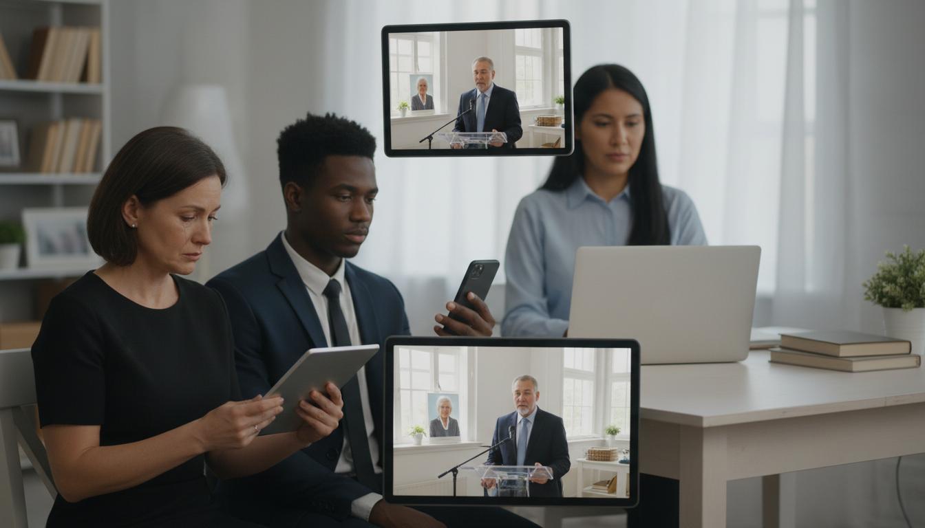 How Online Funeral Attendance Is Changing the Way We Say Goodbye