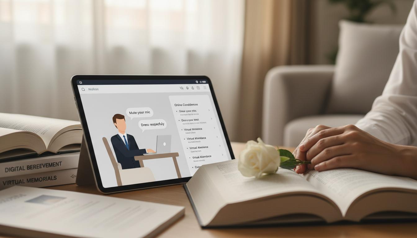 Online Funeral Etiquette Guides: Navigating Virtual Farewells with Respect