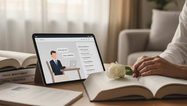 Online Funeral Etiquette Guides: Navigating Virtual Farewells with Respect