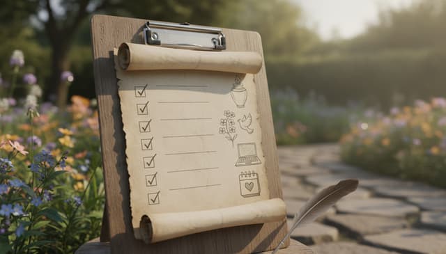 Complete Guide to an Online Memorial Planning Checklist for Peace of Mind