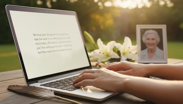 How to Write an Online Memorial Speech That Honors Your Loved One
