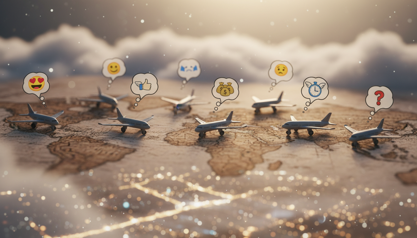 Opinie lini lotniczych kontra dane: jak naprawdę wybrać lot