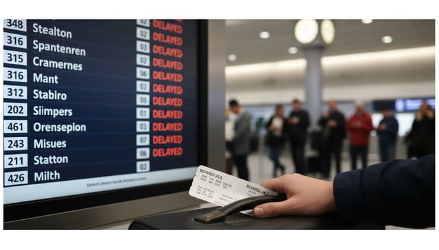 Opóźnienie lotu: przewodnik po przyczynach i prawach pasażera