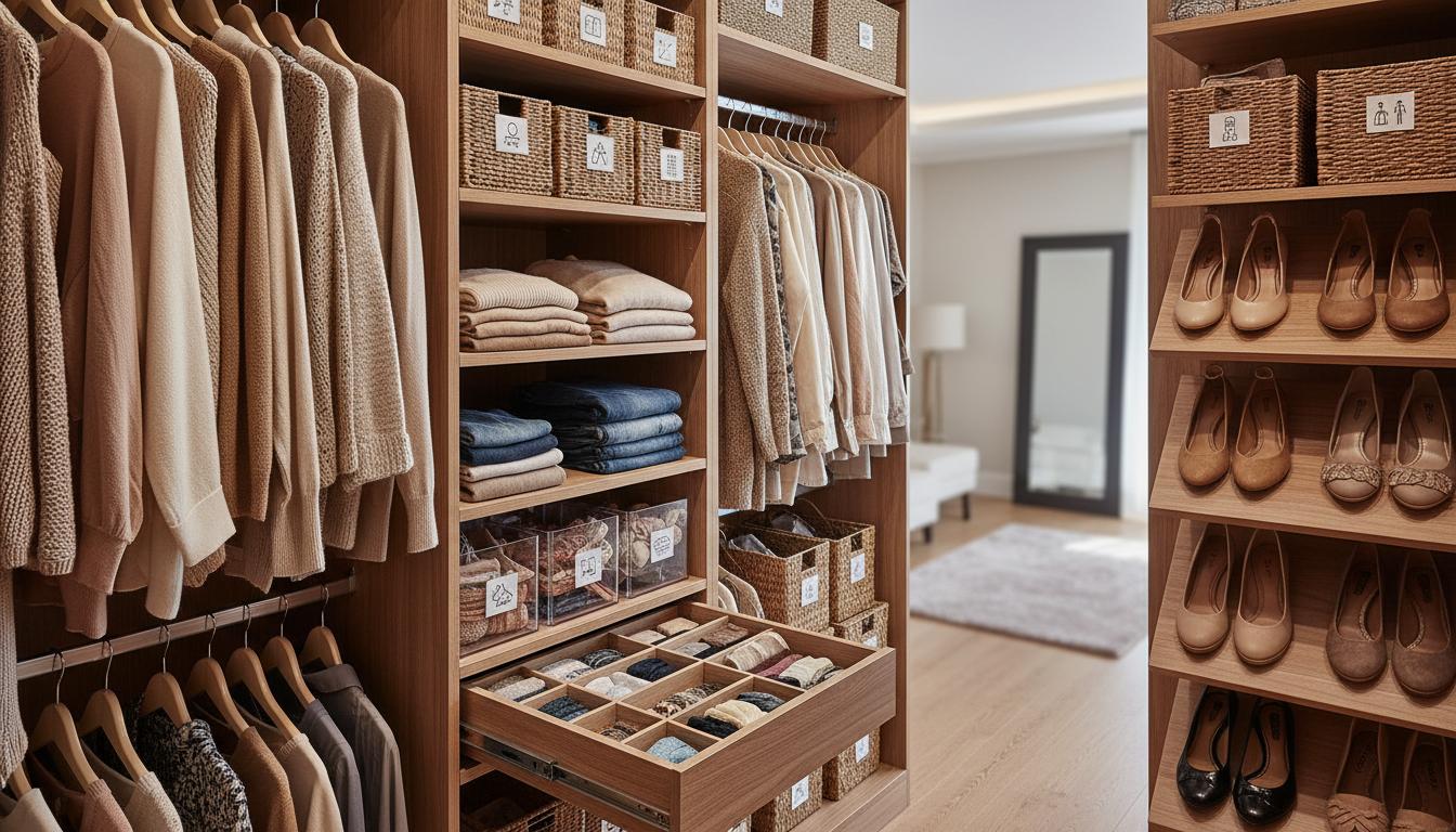 Organizacja garderoby w szafie: praktyczny przewodnik krok po kroku