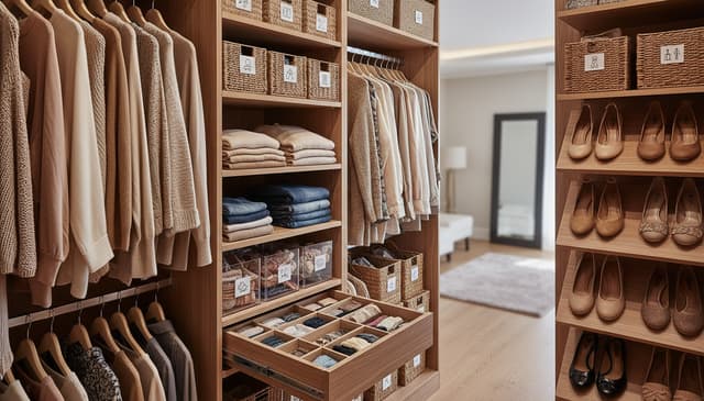 Organizacja garderoby w szafie: praktyczny przewodnik krok po kroku