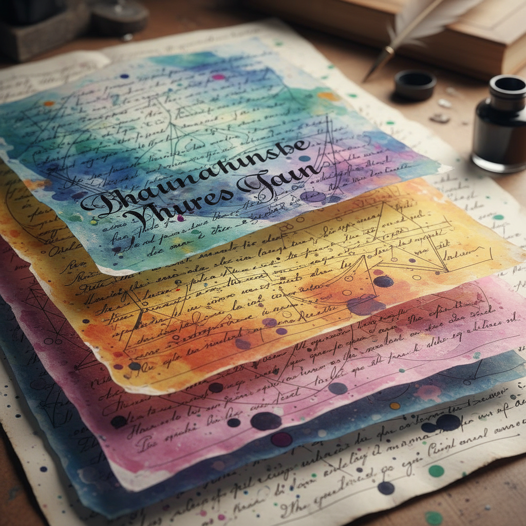 Journal pages with layered prompts and colorful writing