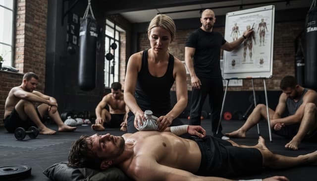 Pierwsza pomoc na treningu: praktyczny przewodnik dla trenerów i sportowców