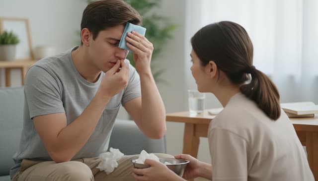 Pierwsza pomoc przy krwawieniu z nosa: praktyczny przewodnik