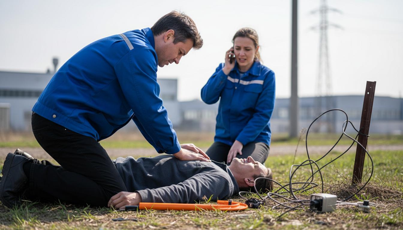 Pierwsza pomoc przy porażeniu prądem: praktyczny przewodnik
