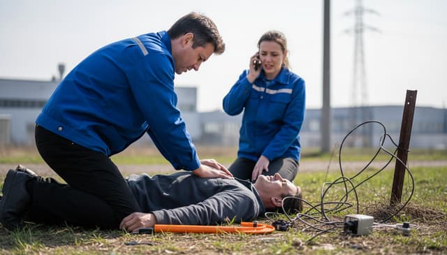 Pierwsza pomoc przy porażeniu prądem: praktyczny przewodnik