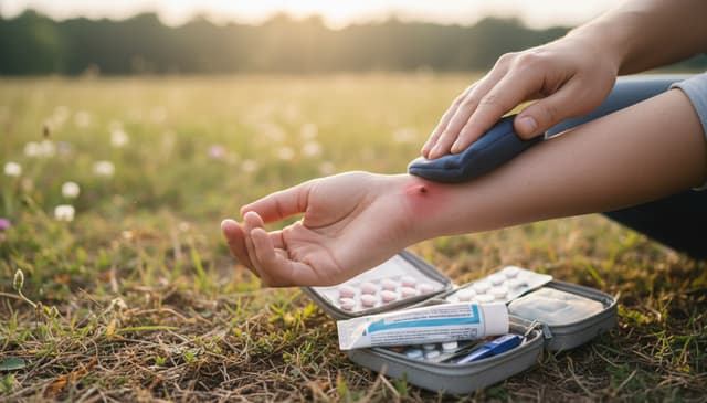 Pierwsza pomoc przy użądleniach: praktyczny przewodnik krok po kroku