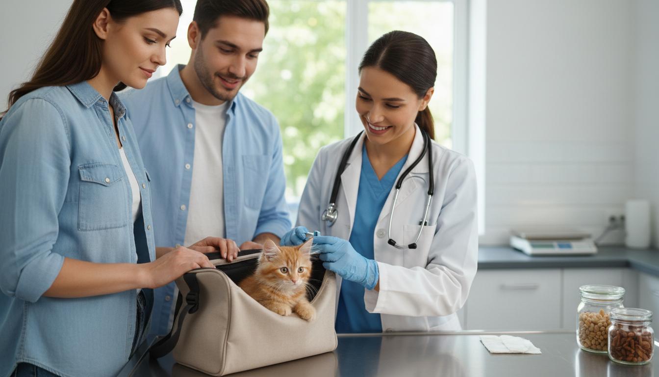 Pierwsza wizyta u weterynarza z kociakiem: praktyczny przewodnik