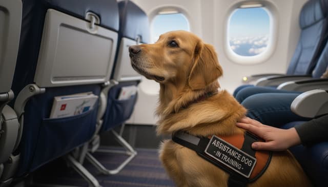 Pies asystujący lot: przewodnik po roli i szkoleniu zwierząt