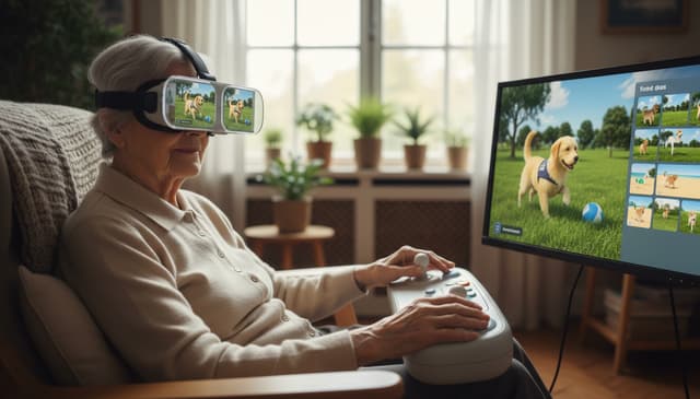 Pies dla seniora symulator online: jak wspierać starszego psa?