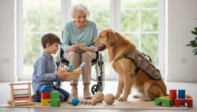 Pies symulator terapii zajęciowej: jak wspiera rehabilitację?