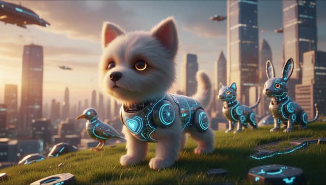 Piesek AI jako alternatywa dla tradycyjnych zwierząt domowych