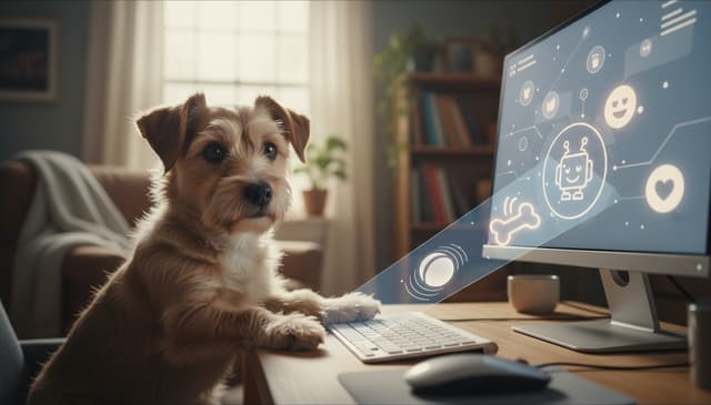 Piesek AI: codzienna interakcja online w praktyce