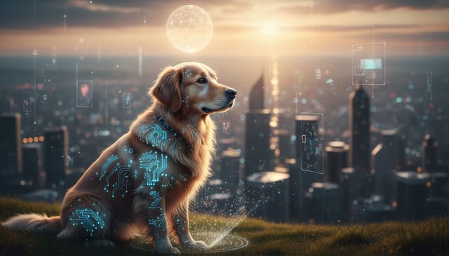 Piesek AI który inspiruje: jak technologia zmienia świat zwierząt