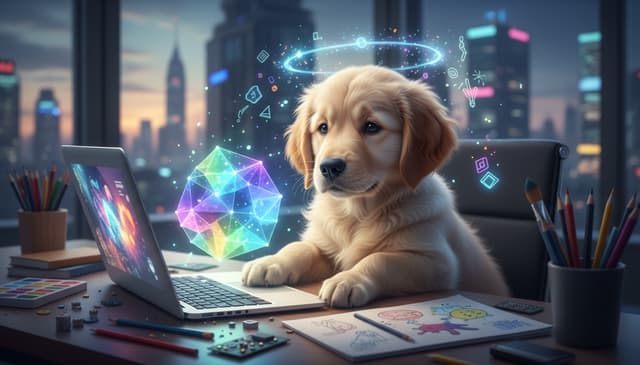 Piesek AI który inspiruje kreatywność: praktyczny przewodnik