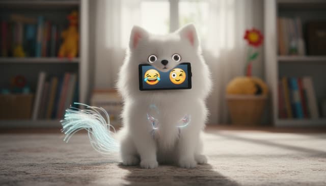 Piesek AI który reaguje na humor: jak działa i co potrafi