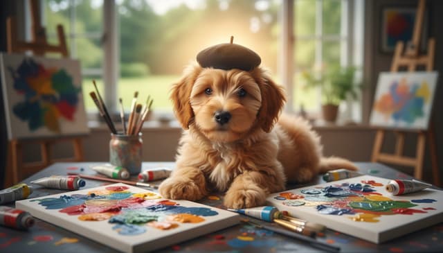 Piesek który inspiruje kreatywność: jak zwierzęta wpływają na twórczość