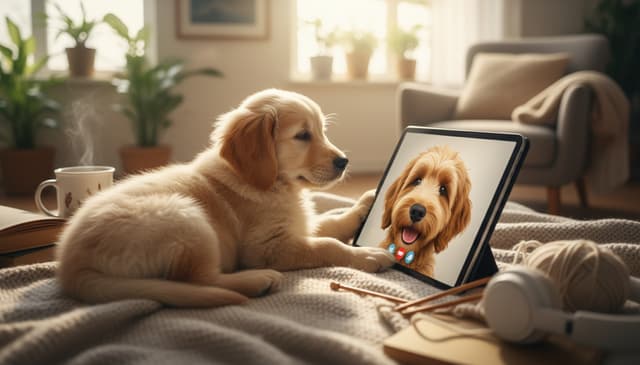 Piesek online jako alternatywa dla samotności – jak to działa?