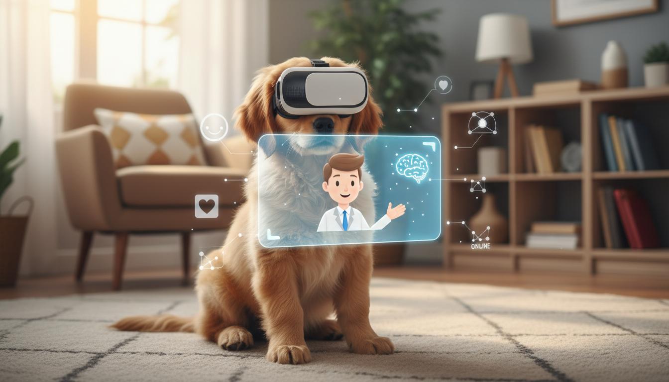 Piesek online zamiast tradycyjnych terapeutów: jak działa piesek.ai