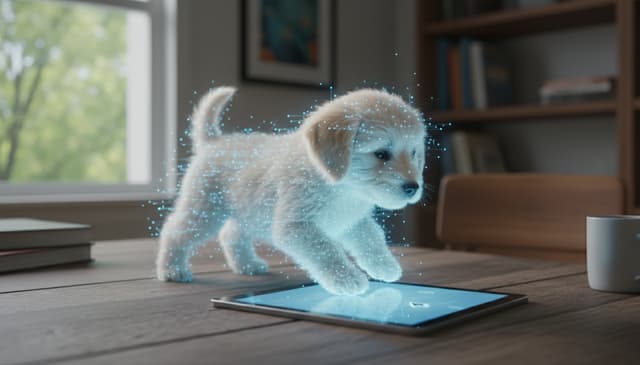 Piesek online zamiast zwierzęcia: nowa forma towarzystwa cyfrowego