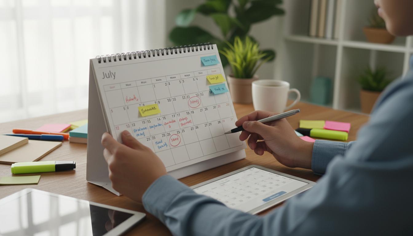 Planowanie kalendarza: jak odzyskać czas, którego nikt Ci nie odda