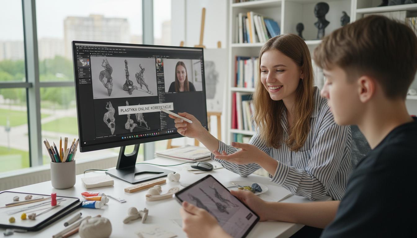 Plastyka online korepetycje: skuteczne metody nauki zdalnej