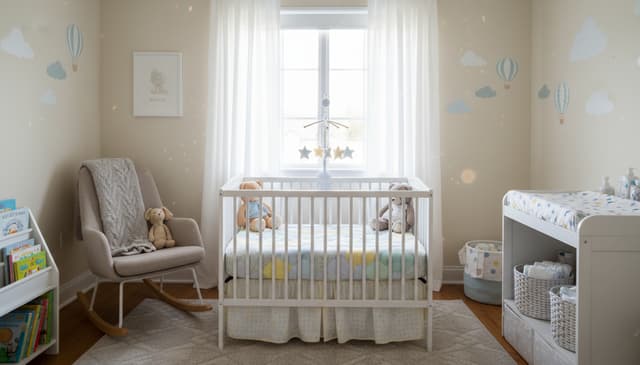 Pokój z łóżeczkiem dziecięcym: praktyczny przewodnik dla rodziców