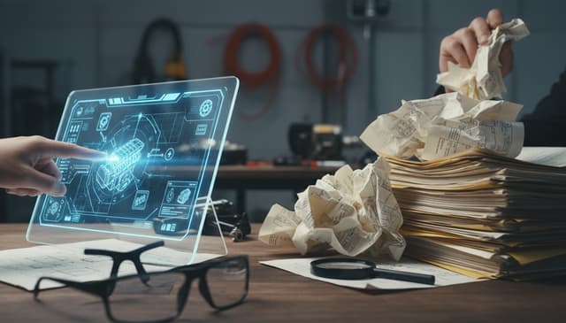 Pomoc.ai vs papierowe instrukcje: porównanie efektywności i wygody