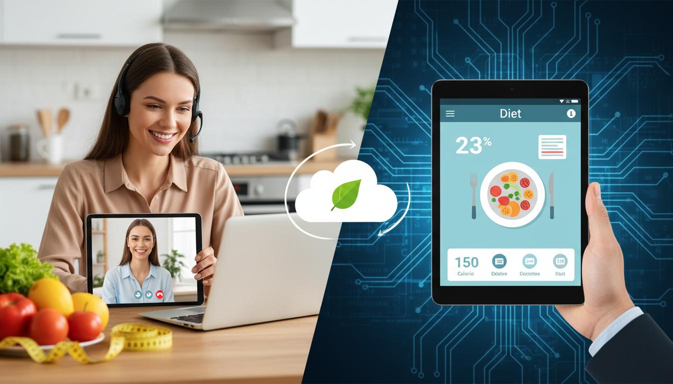 Porównanie dietetyka online do aplikacji dietetycznych: co wybrać?