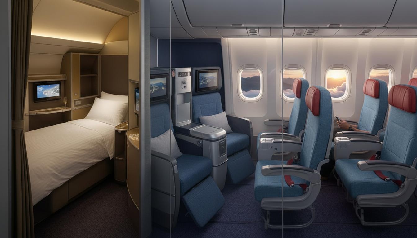 Porównanie klas w samolotach: przewodnik dla podróżnych