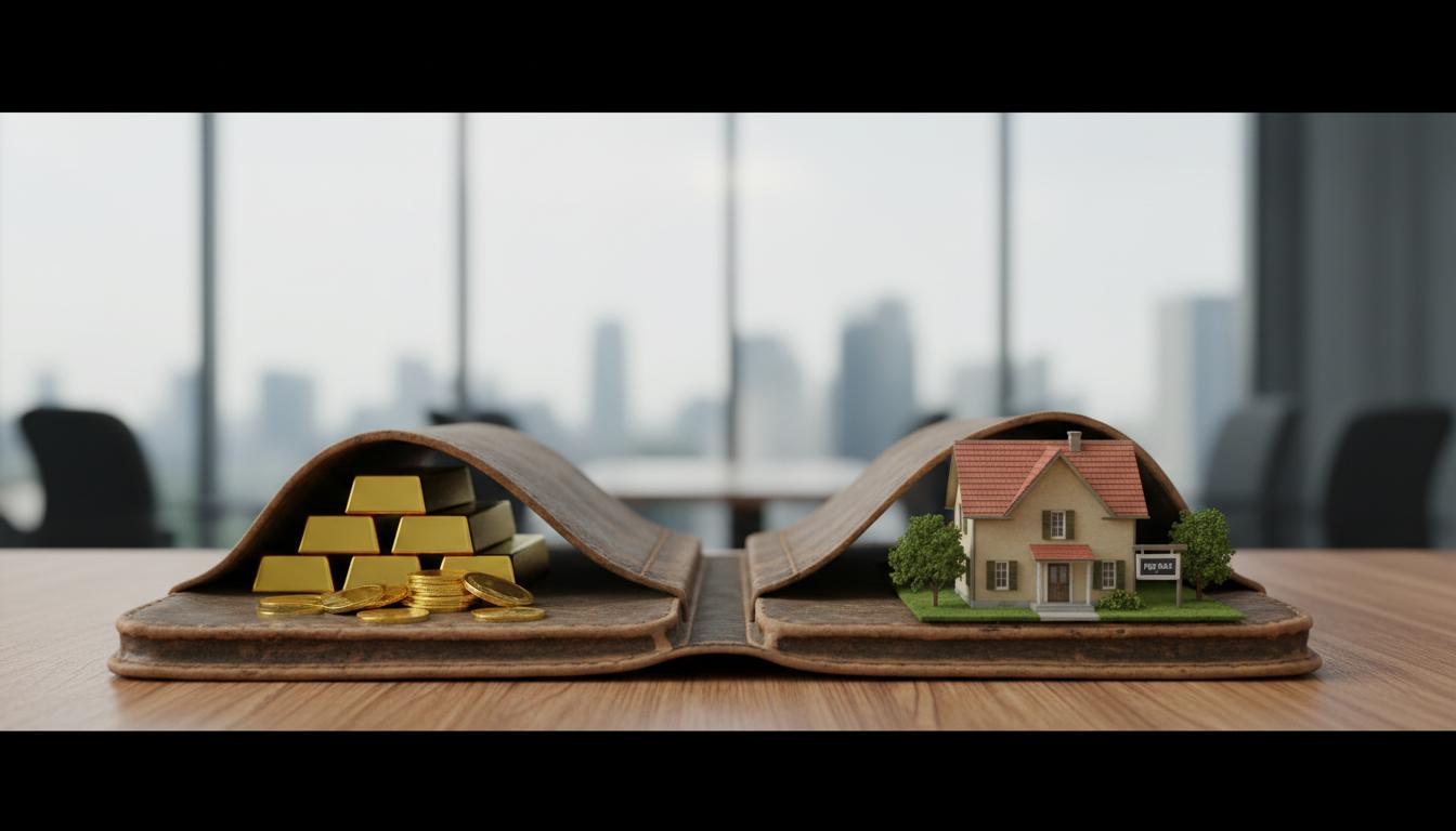 Portfel inwestycyjny: złoto czy nieruchomości – co wybrać?