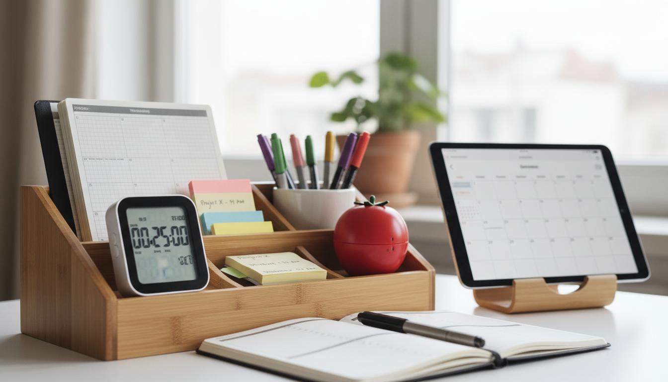 Prezent pomagający w organizacji czasu: praktyczny przewodnik