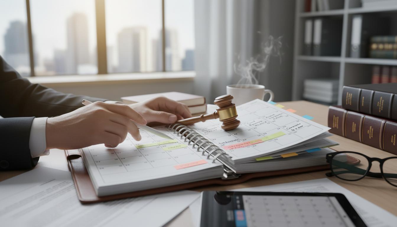 Prowadzenie kalendarza prawnego: praktyczny przewodnik dla prawników