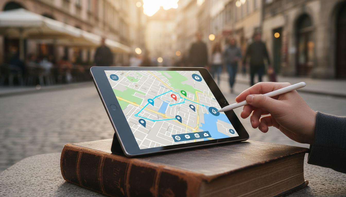 Przewodnik lokalny online zamiast książki: nowoczesne zwiedzanie miejsc