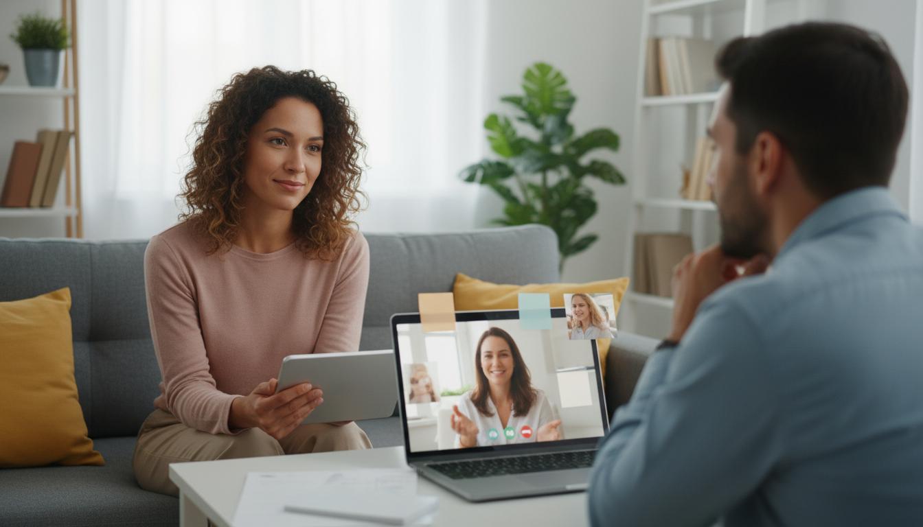 Real-Time Relationship Counseling Online: a Practical Guide for Couples