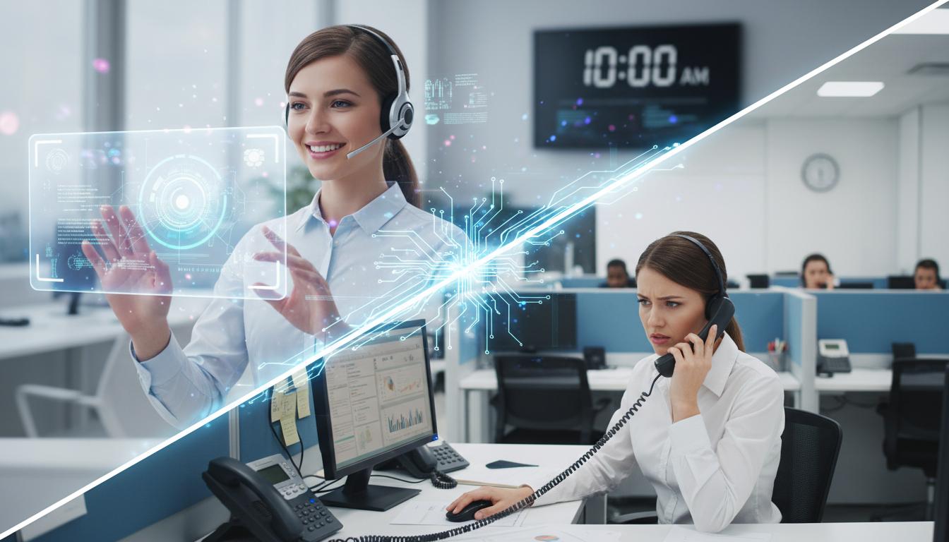 Recepcjonistka online vs infolinia telefoniczna: porównanie usług