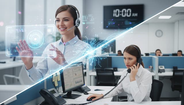 Recepcjonistka online vs infolinia telefoniczna: porównanie usług