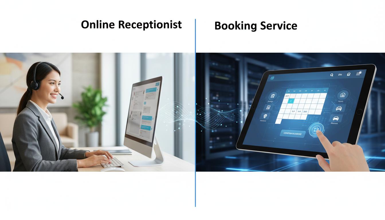 Recepcjonistka online vs serwis rezerwacyjny: co wybrać dla firmy?