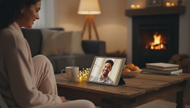 Rozmowa online na wieczorne odprężenie: praktyczne wskazówki