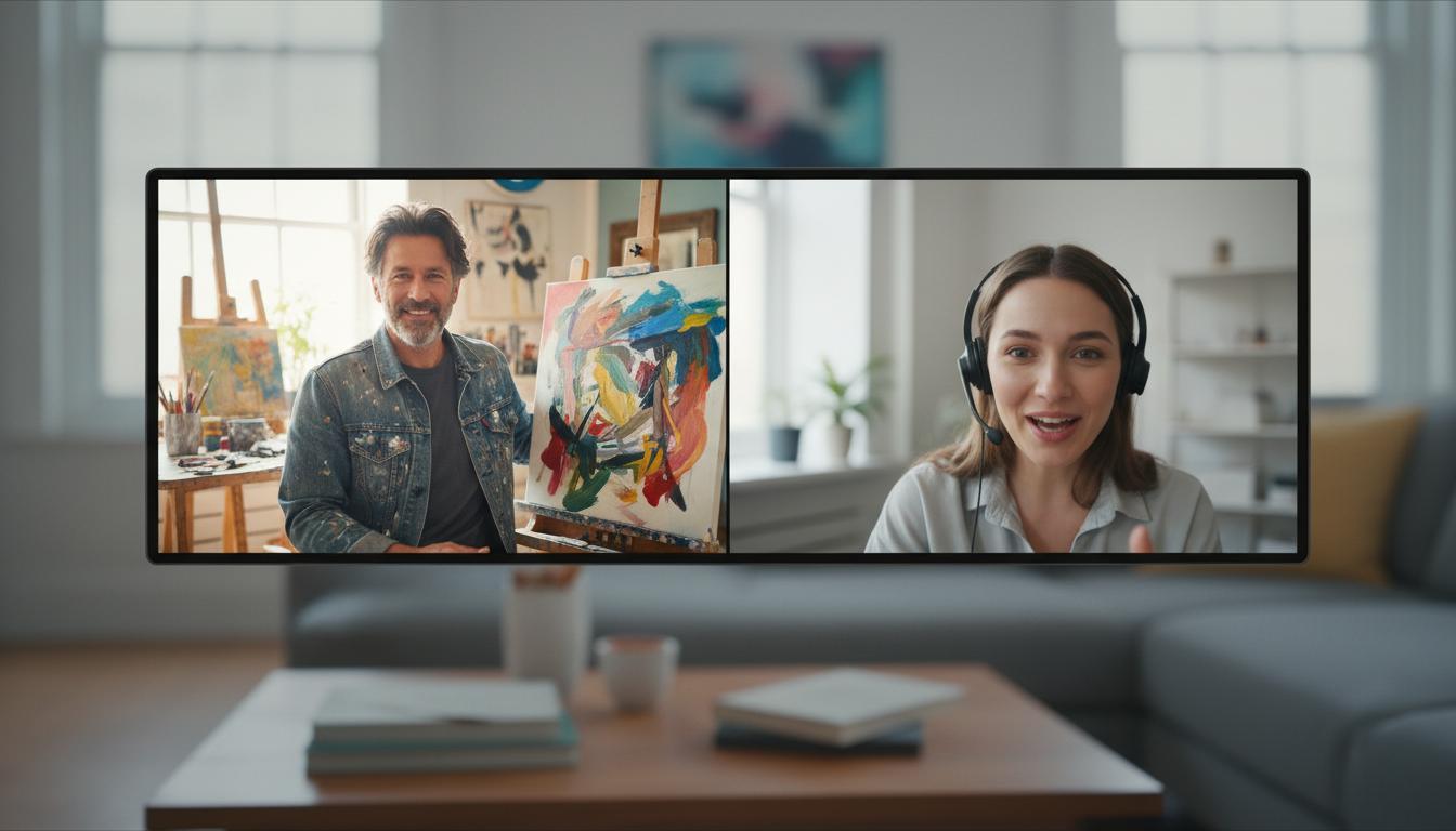 Rozmowa online z popularnym artystą: inspiracje i twórczość dziś