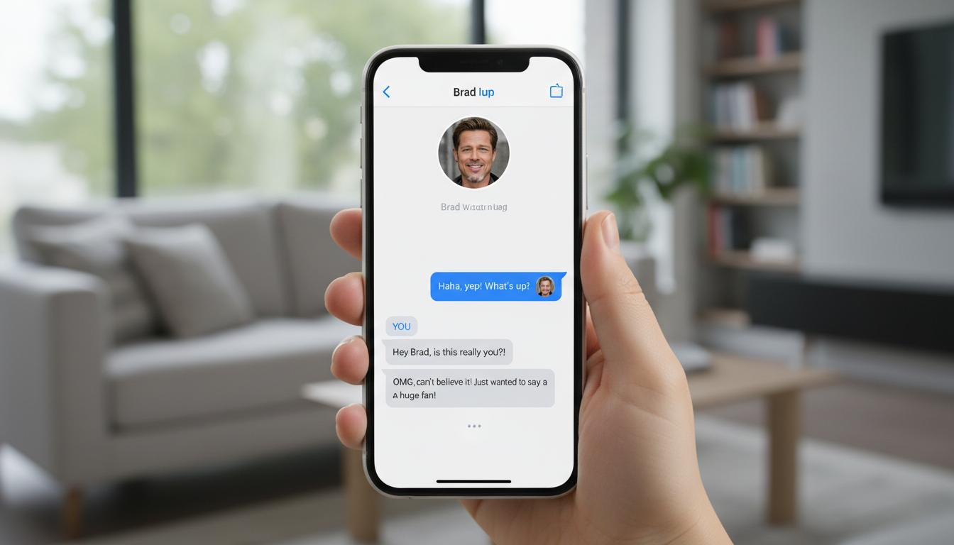 Jak przebiega rozmowa przez czat z celebrytą na gwiazdy.ai