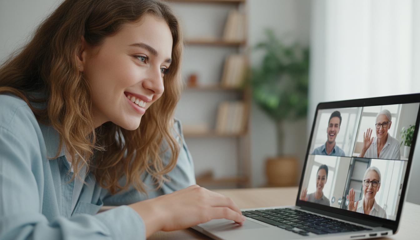 Rozmowa przez internet z dziewczyną, która naprawdę coś znaczy