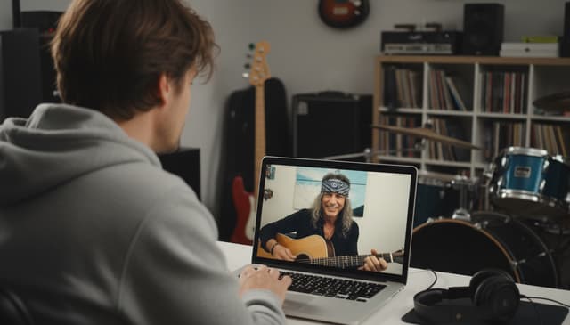 Rozmowa przez internet ze znanym muzykiem: jak się do niej przygotować