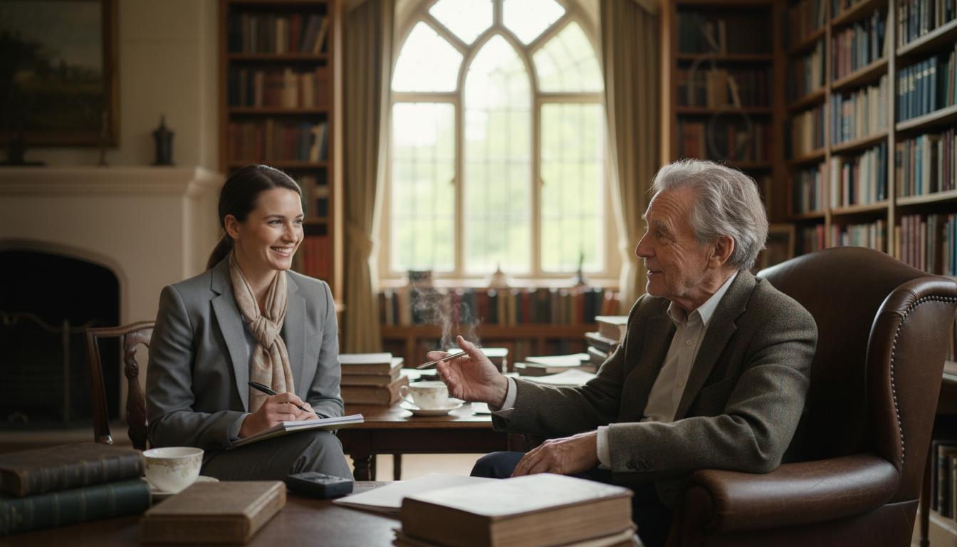 Rozmowa ze sławnym autorem książek: inspiracje i kulisy twórczości