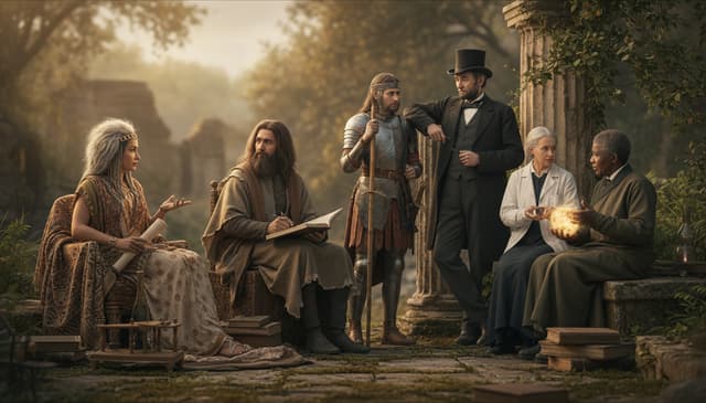 Rozmowy z ikonami historii: inspirujące spotkania z przeszłością